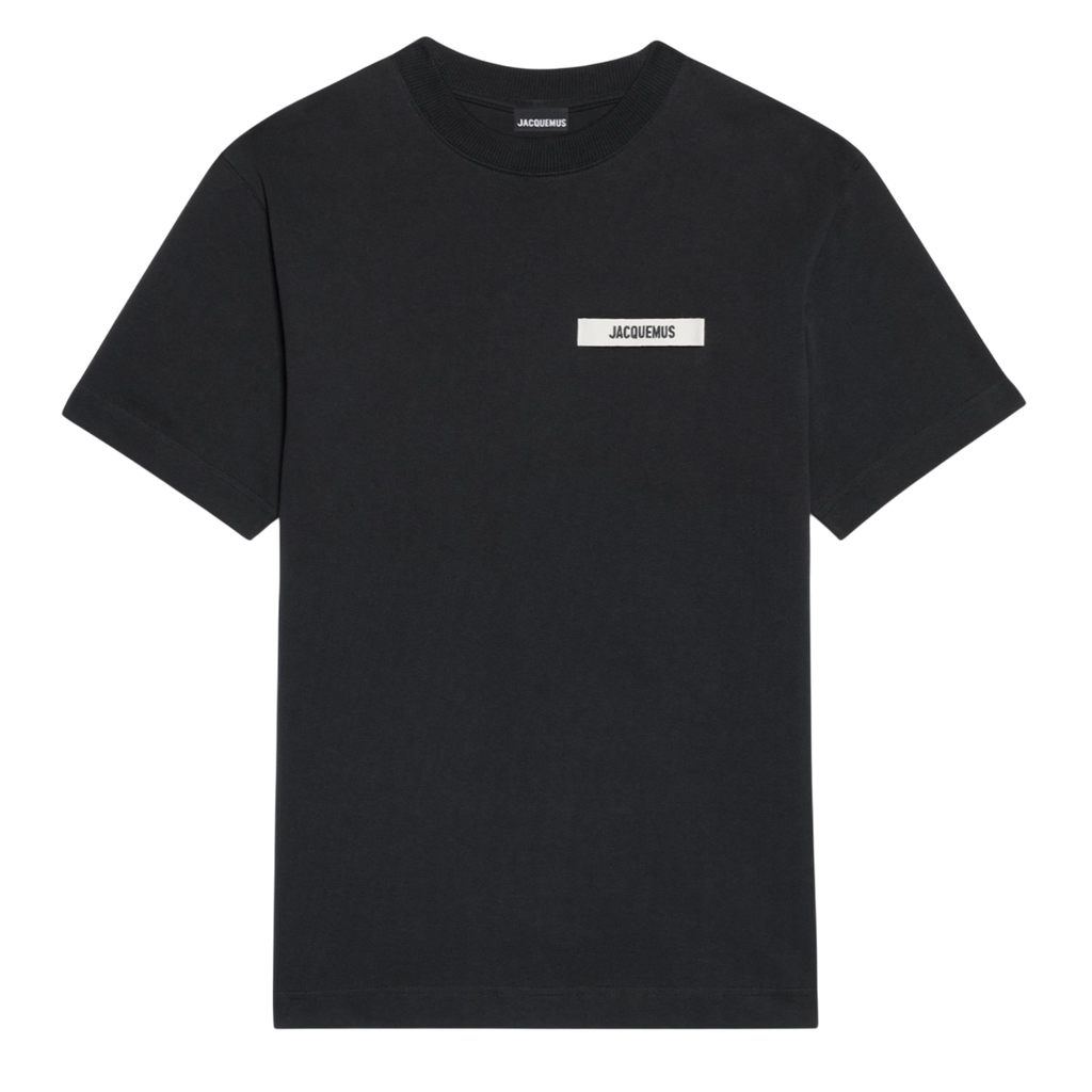 LE T-SHIRT GROS GRAIN JACQUEMUS BLACK