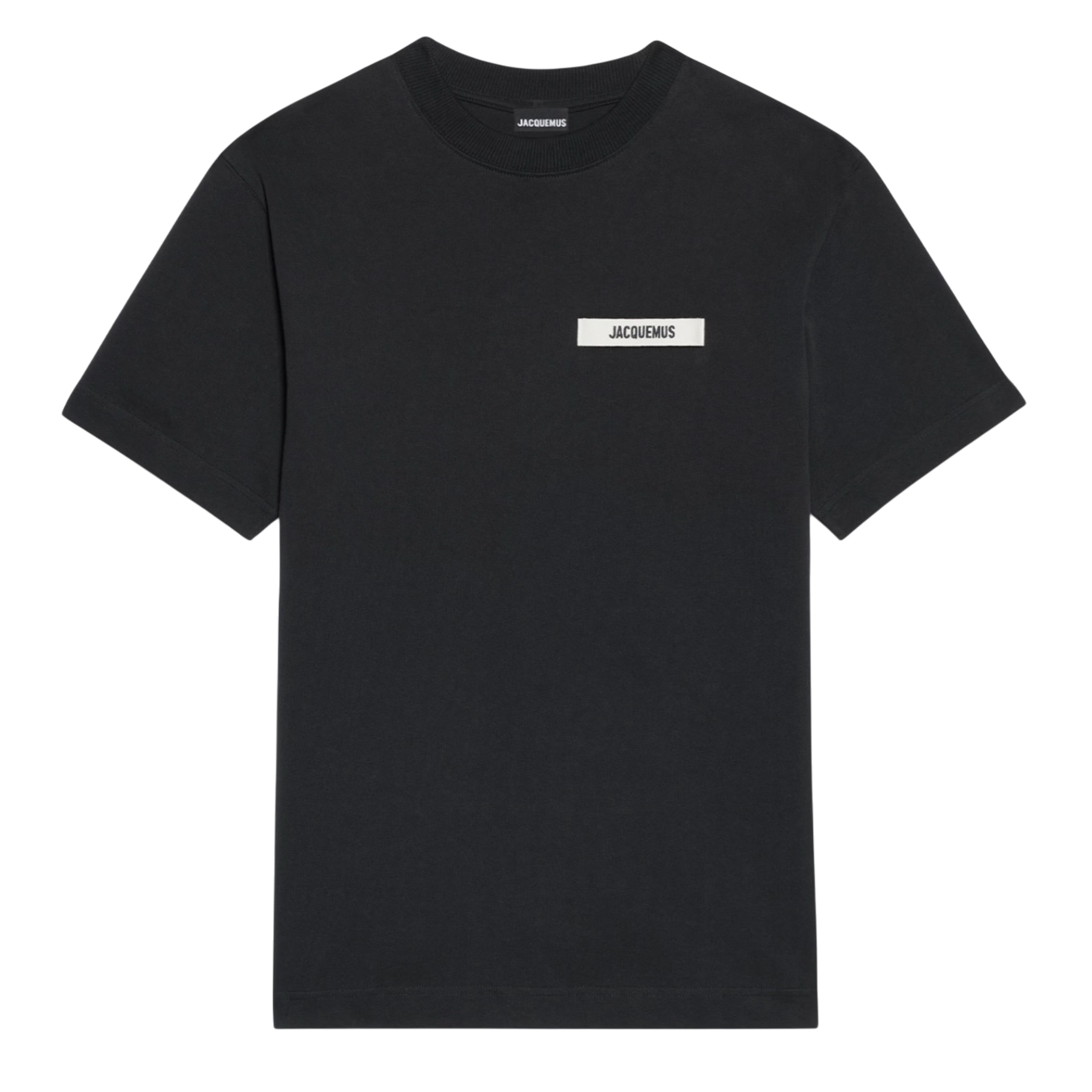 LE T-SHIRT GROS GRAIN JACQUEMUS BLACK
