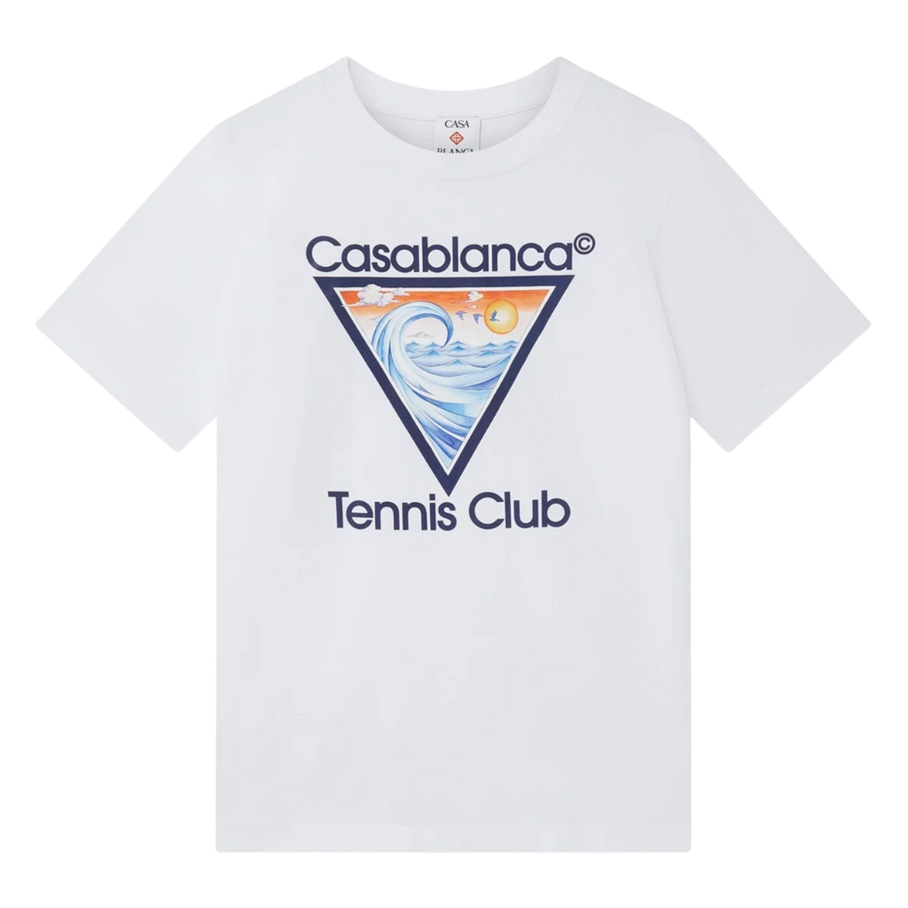 T-SHIRT CASABLANCA EX-BEACH TENNIS CLUB ICON