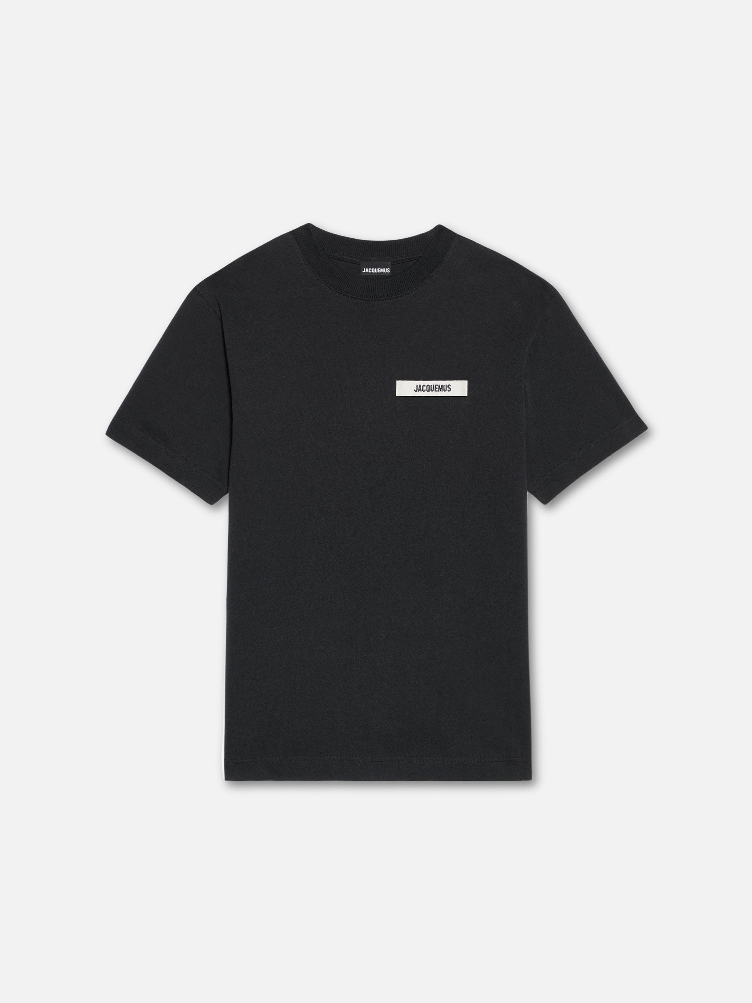 LE T-SHIRT GROS GRAIN JACQUEMUS BLACK