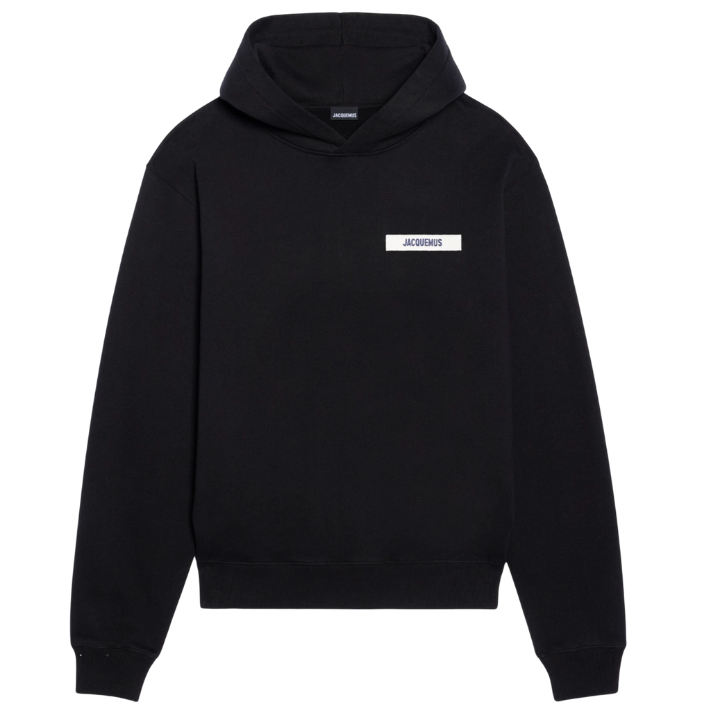 LE HOODIE GROS GRAIN JACQUEMUS BLACK