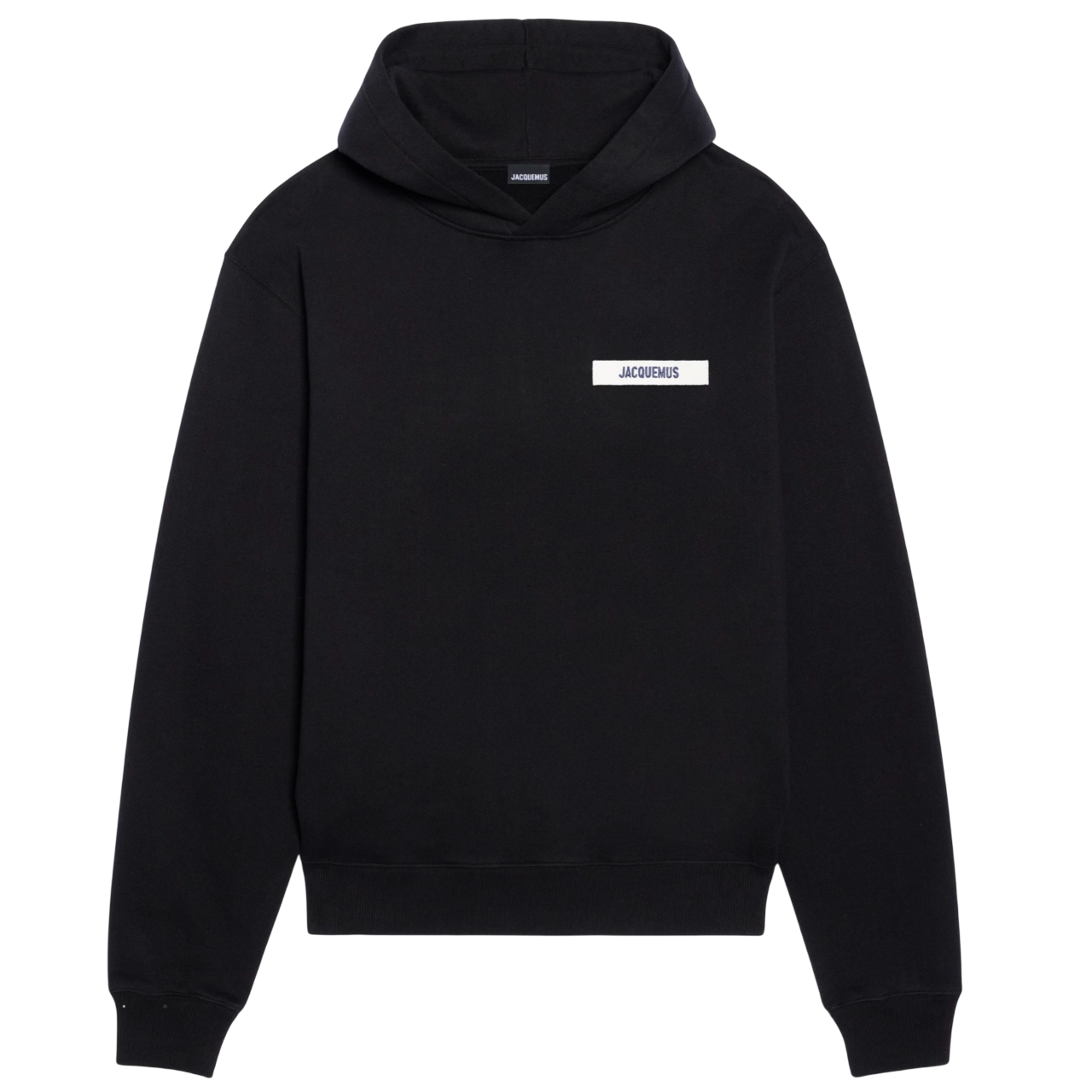 LE HOODIE GROS GRAIN JACQUEMUS BLACK