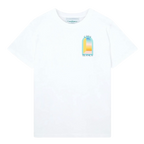T-SHIRT CASABLANCA L'ARCHE COLORÉE BLANC