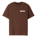 LE T-SHIRT GROS GRAIN JACQUEMUS DARK BROWN