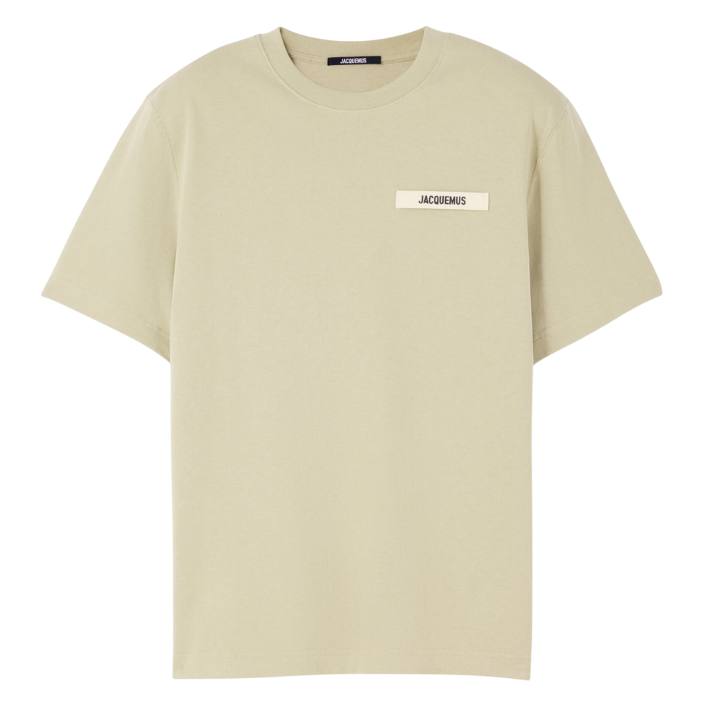 LE T-SHIRT GROS GRAIN JACQUEMUS LIGHT KHAKI