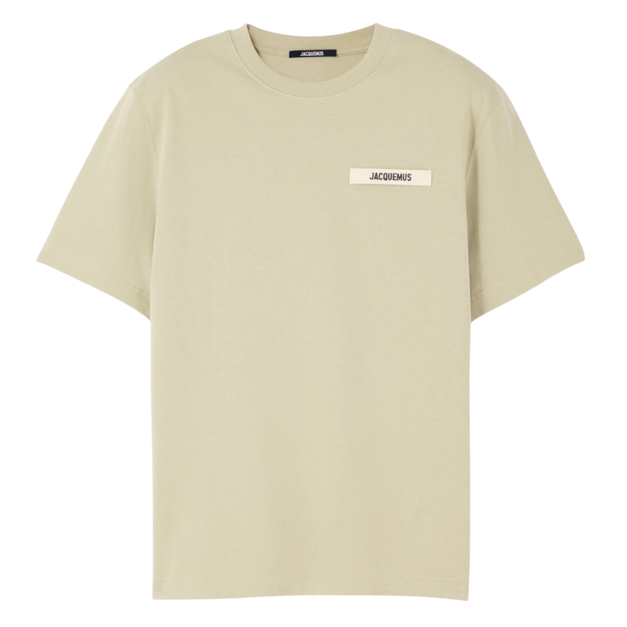 LE T-SHIRT GROS GRAIN JACQUEMUS LIGHT KHAKI