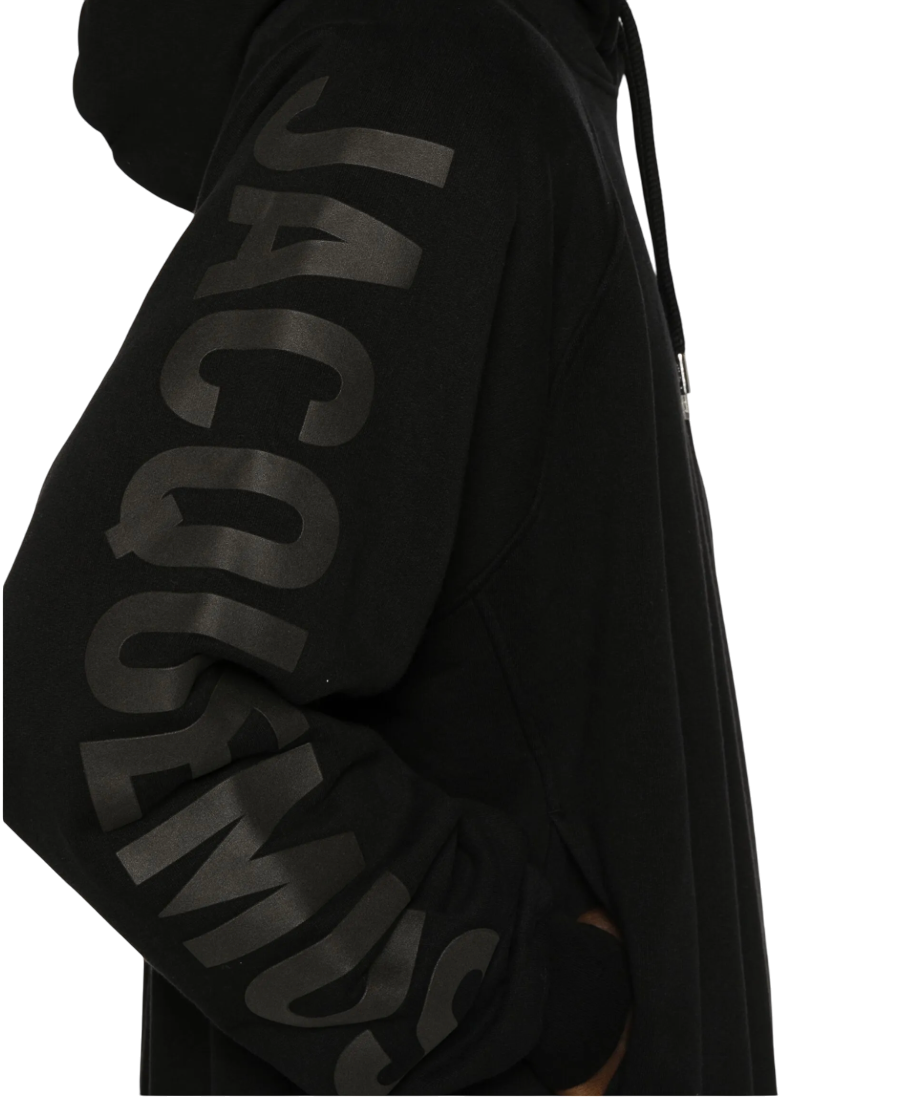 LE HOODIE TYPO JACQUEMUS NOIR