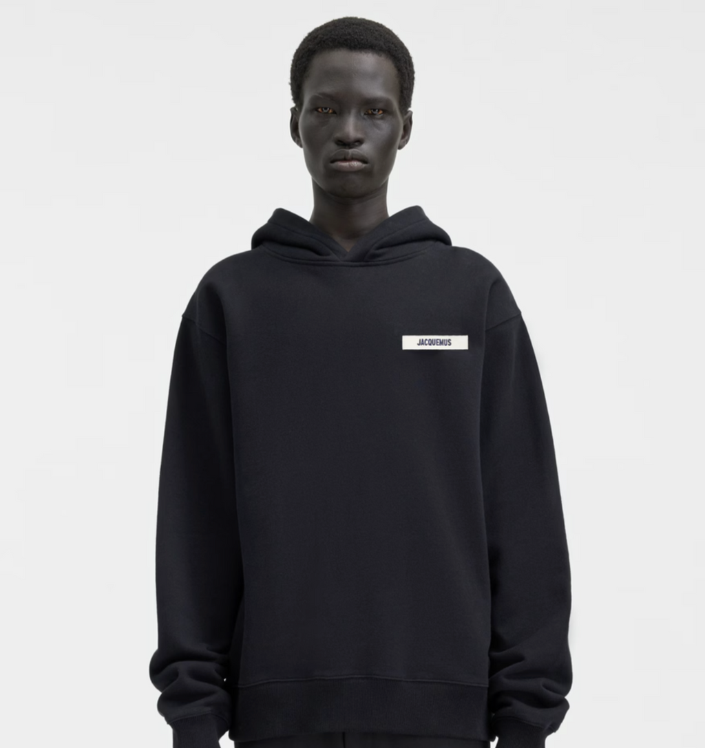 LE HOODIE GROS GRAIN JACQUEMUS BLACK