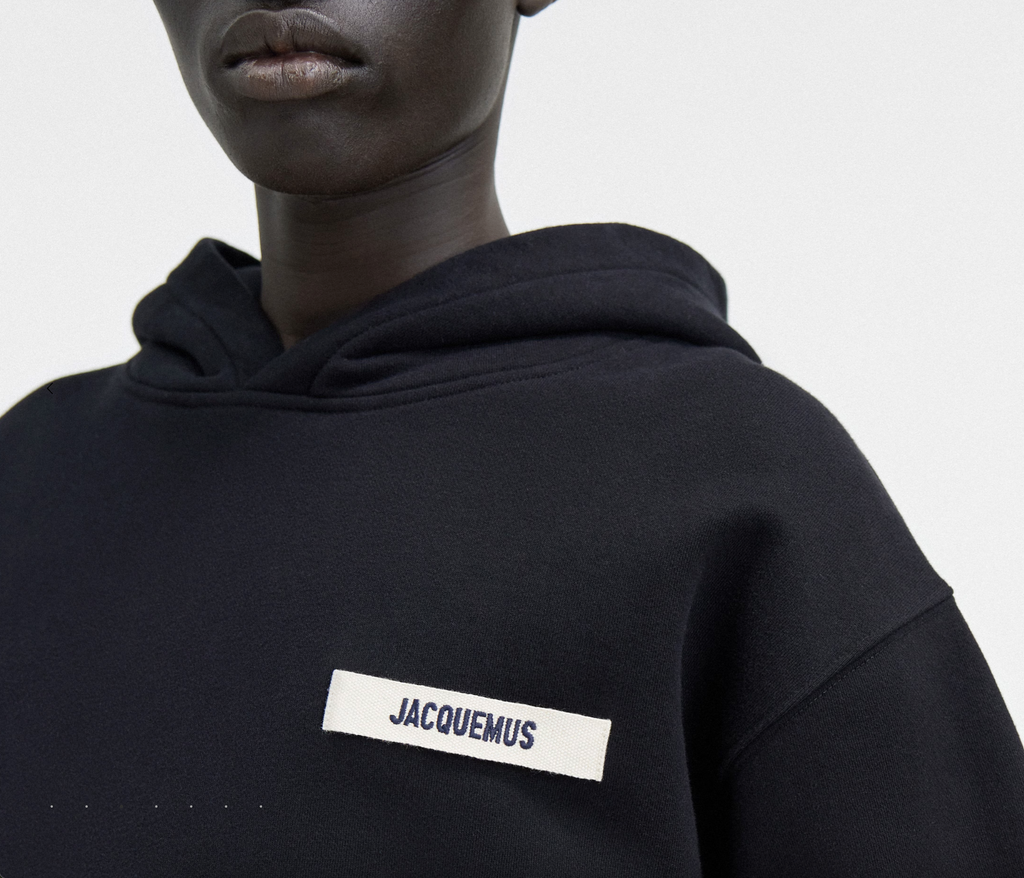 LE HOODIE GROS GRAIN JACQUEMUS BLACK