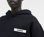 LE HOODIE GROS GRAIN JACQUEMUS BLACK
