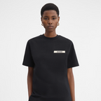 LE T-SHIRT GROS GRAIN JACQUEMUS BLACK