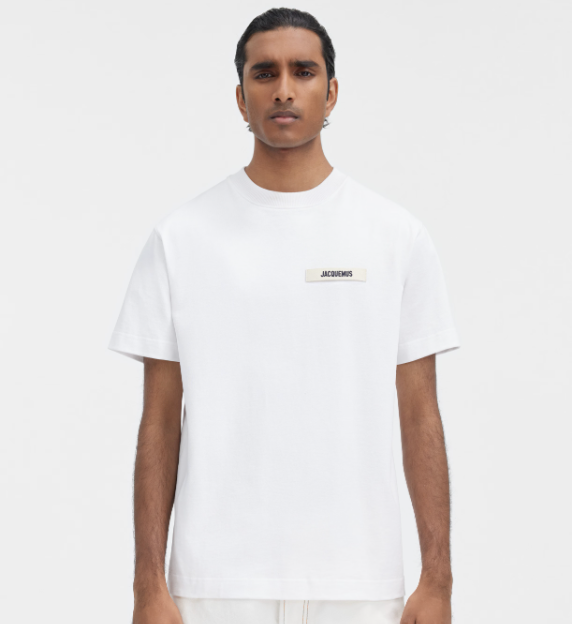 LE T-SHIRT GROS GRAIN JACQUEMUS WHITE