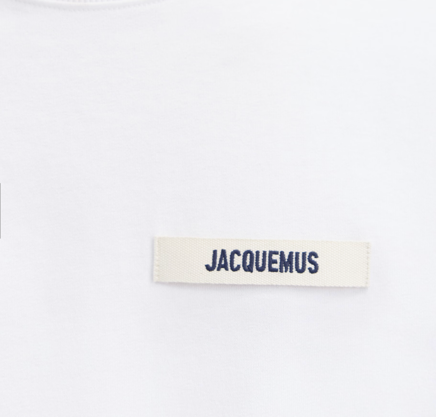 LE T-SHIRT GROS GRAIN JACQUEMUS WHITE