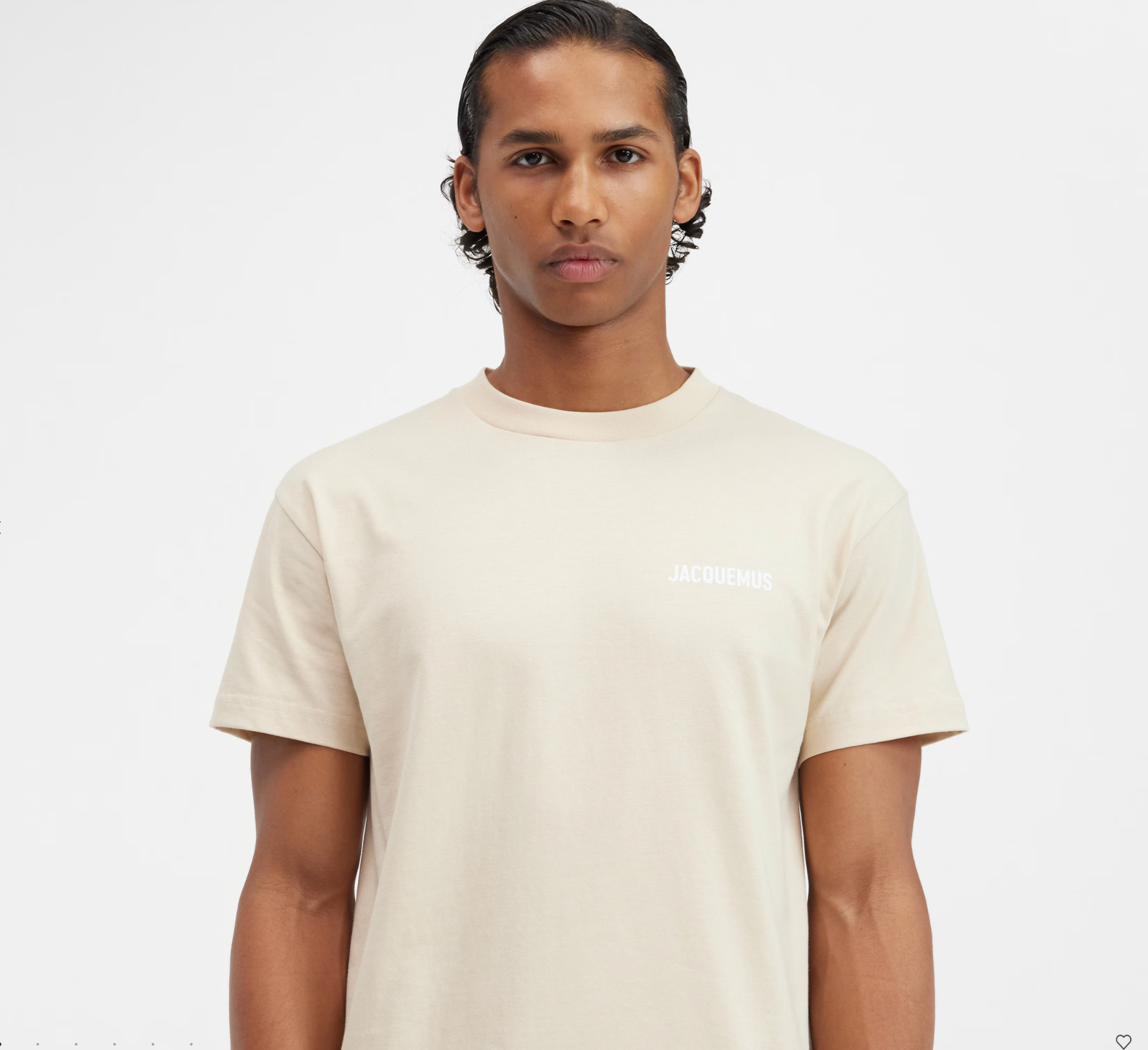 LE T-SHIRT JACQUEMUS CREAM