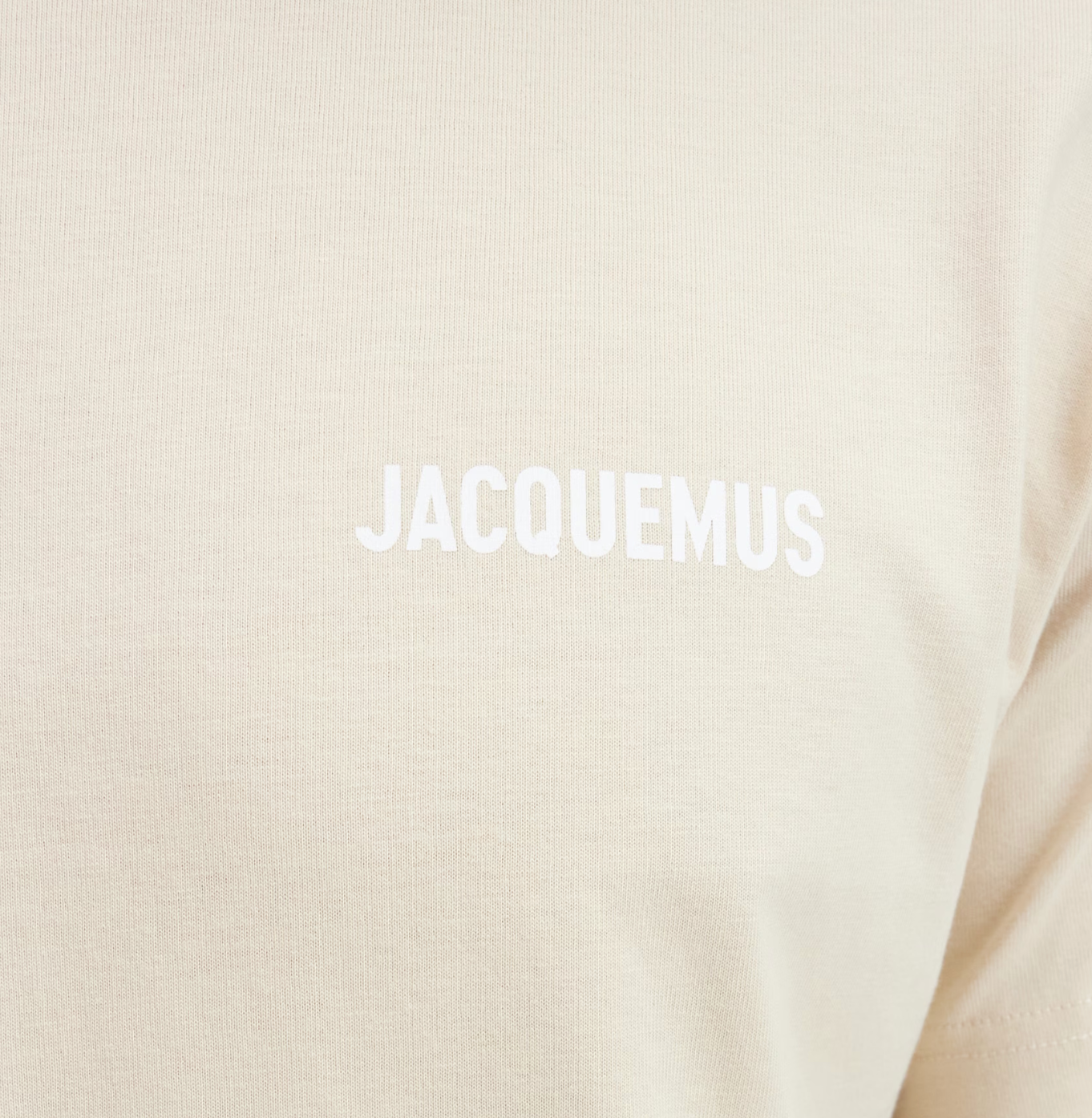 LE T-SHIRT JACQUEMUS CREAM