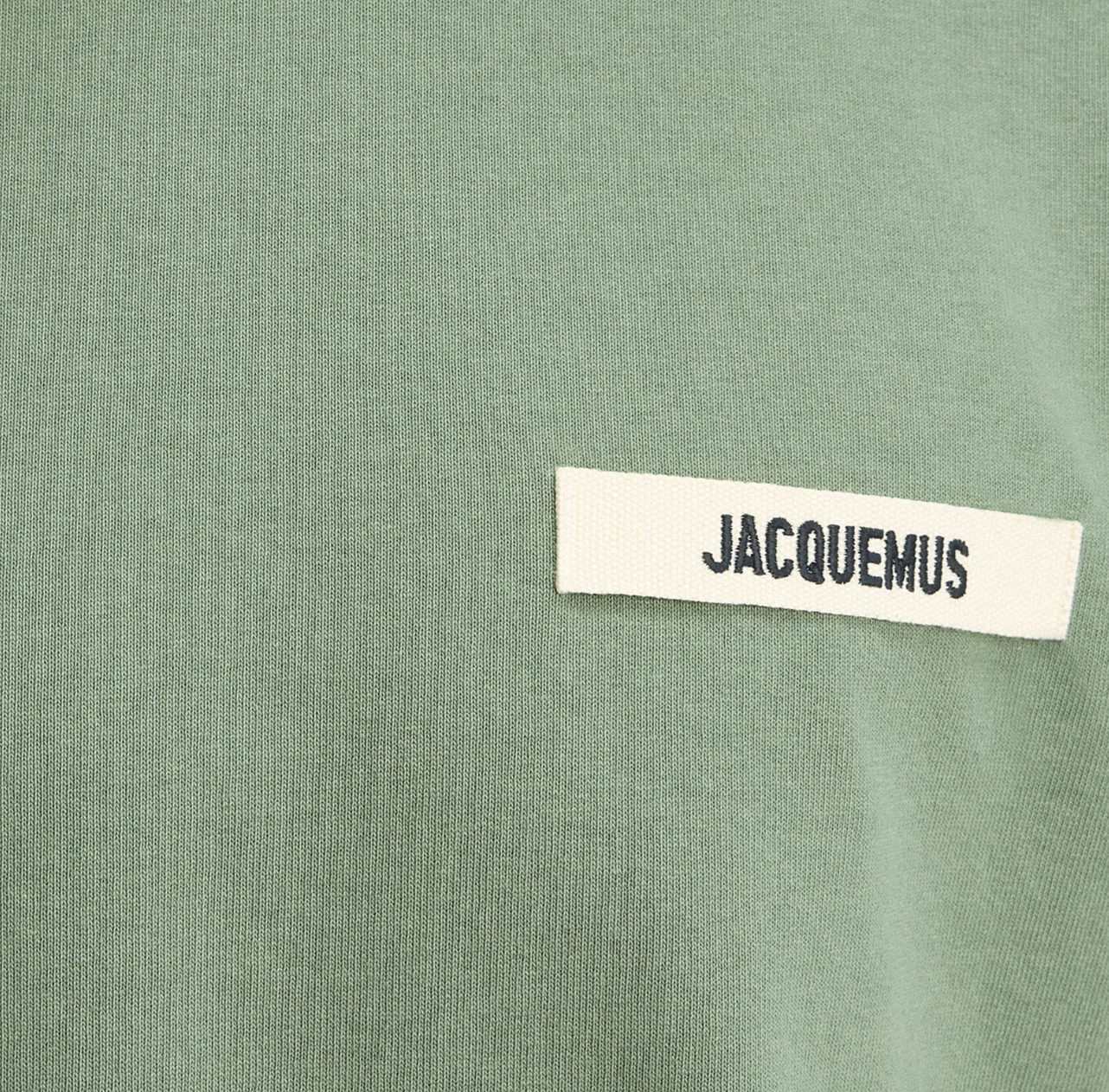 LE T-SHIRT GROS GRAIN JACQUEMUS KHAKI