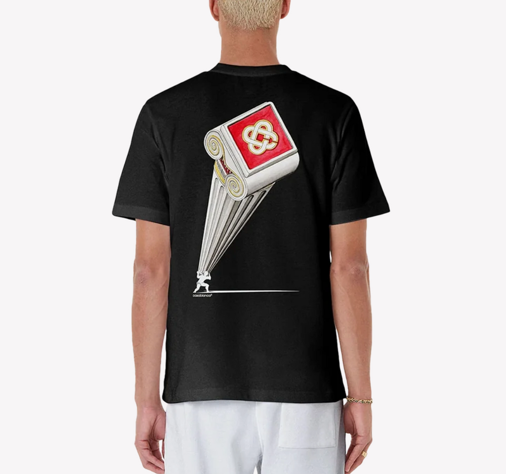 T-SHIRT CASABLANCA LEANING COLUMN