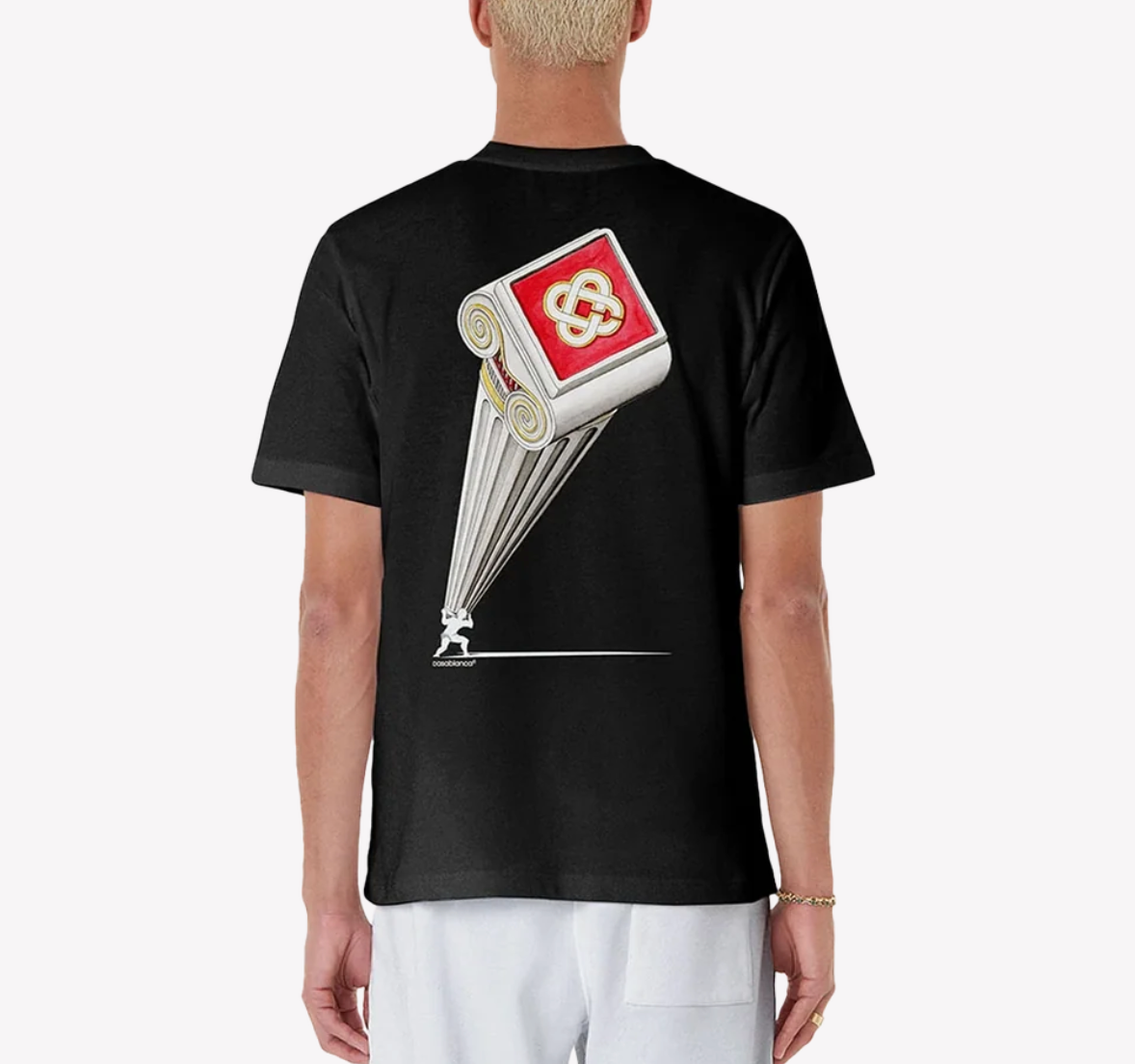 T-SHIRT CASABLANCA LEANING COLUMN