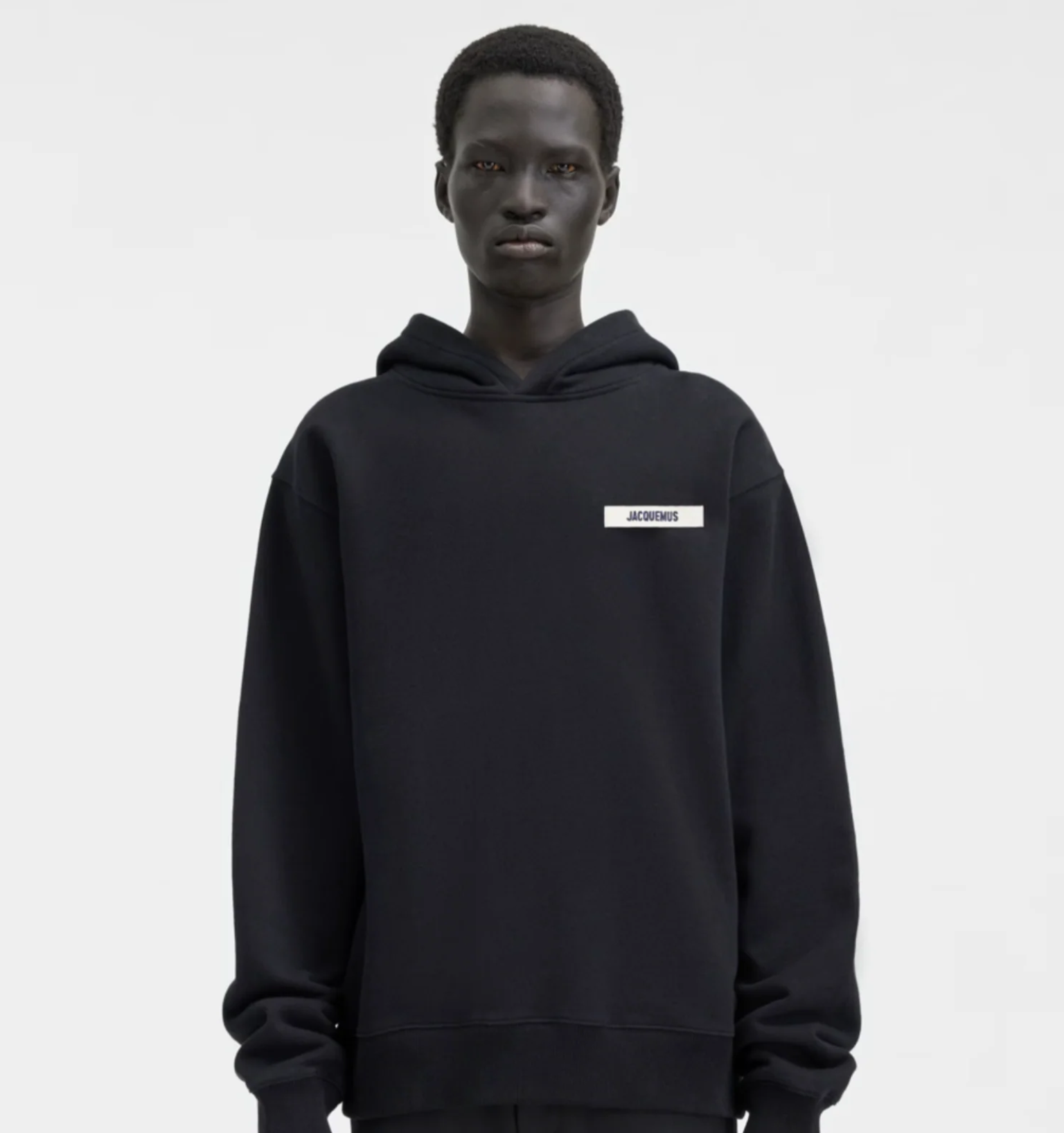 LE HOODIE GROS GRAINS JACQUEMUS BLACK