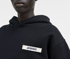 LE HOODIE GROS GRAINS JACQUEMUS BLACK