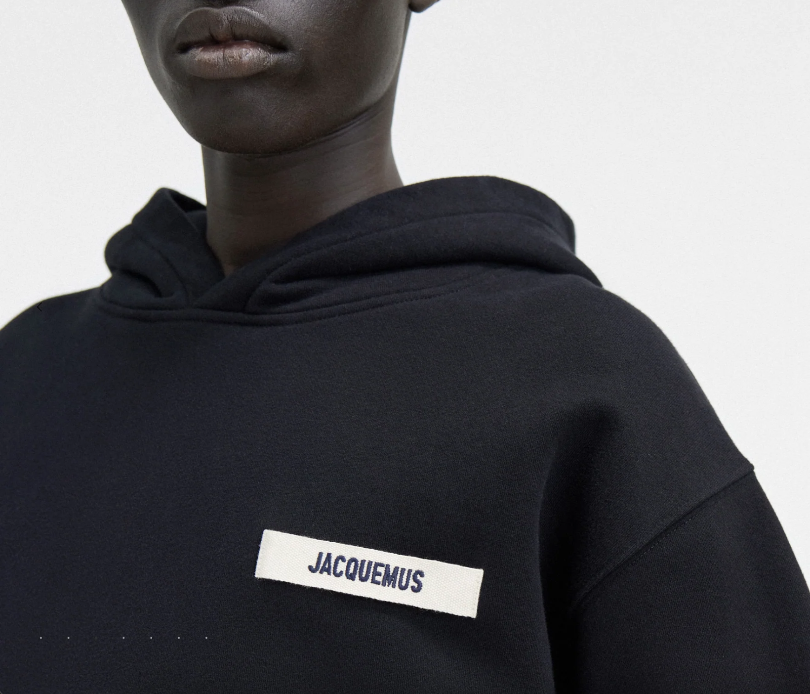 LE HOODIE GROS GRAINS JACQUEMUS BLACK