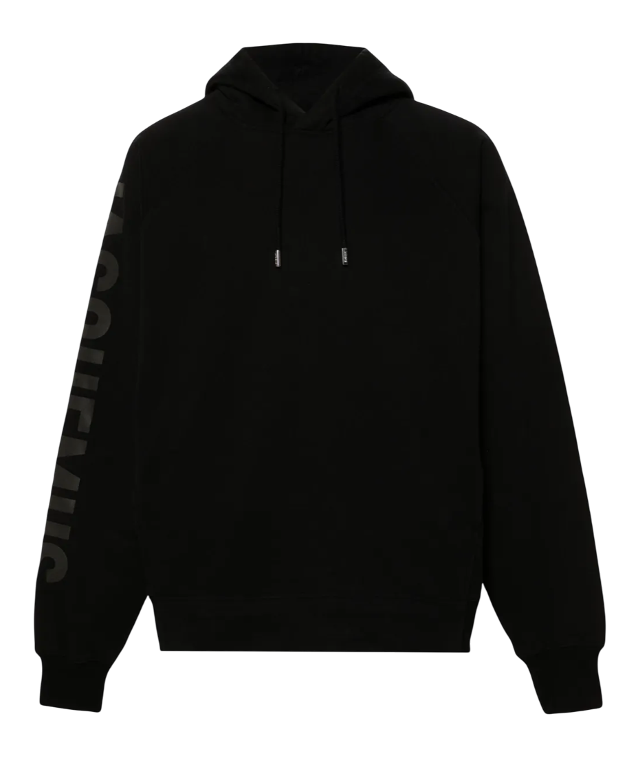 LE HOODIE TYPO JACQUEMUS NOIR